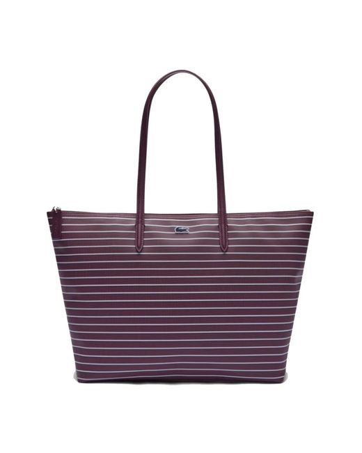 Lacoste Purple Shopping Bags