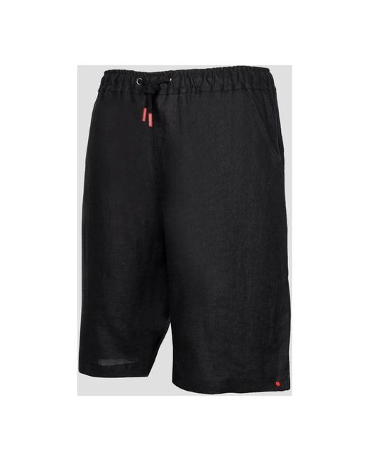 Kiton Black Casual Shorts for men