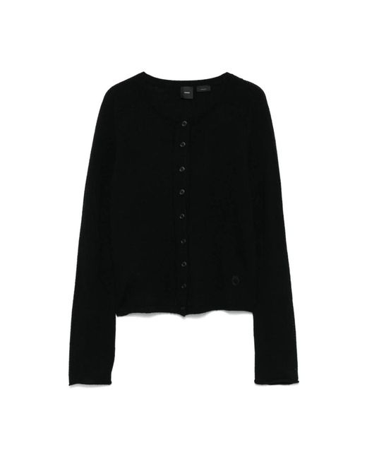 Pinko Truien & Vesten ,Zwart ,Zwarte Gebreide Casual Trui in het Black