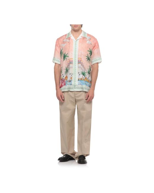 Casablanca Multicolor Short Sleeve Shirts for men