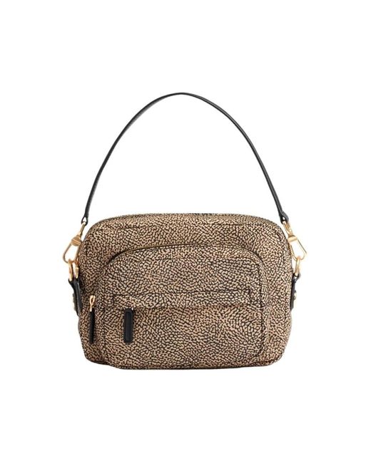 Borbonese Brown Kameratasche Klein