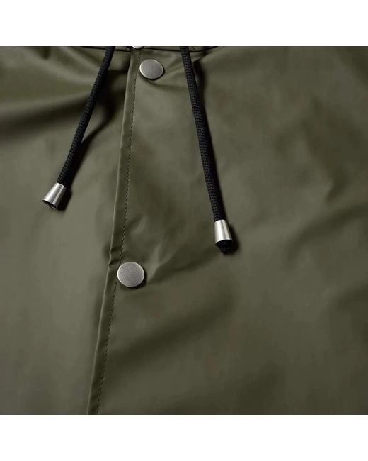 Stutterheim Green Rain Jackets for men