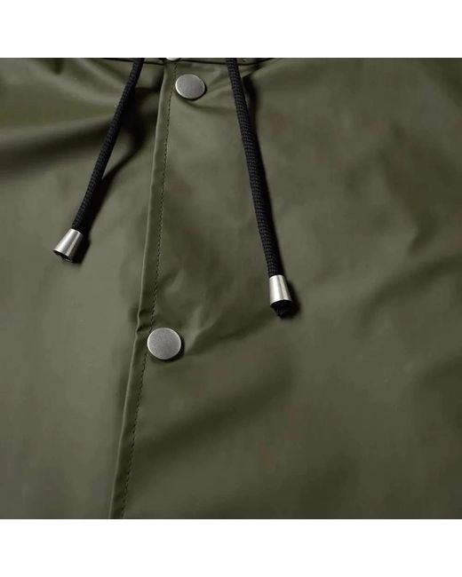 Stutterheim Green Rain Jackets for men