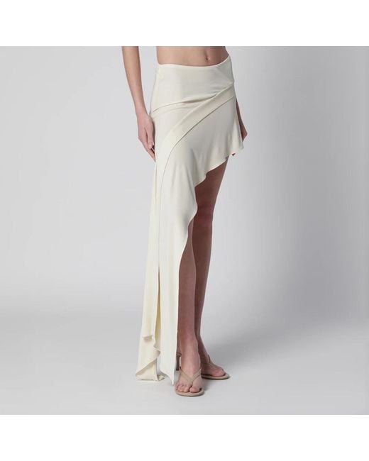 Francesco Murano White Short Skirts