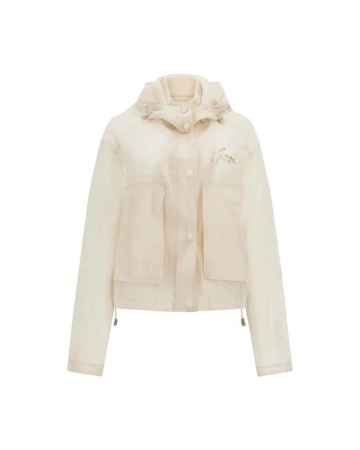 Guess Natural Winter Jackets