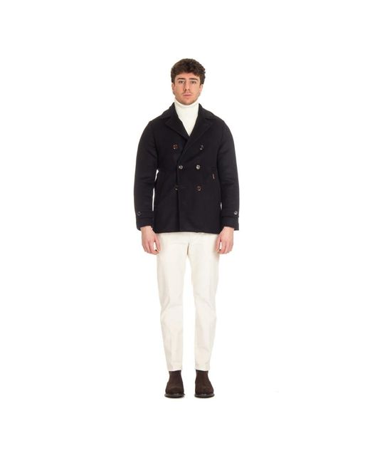 Coats > double-breasted coats Moorer pour homme en coloris Black