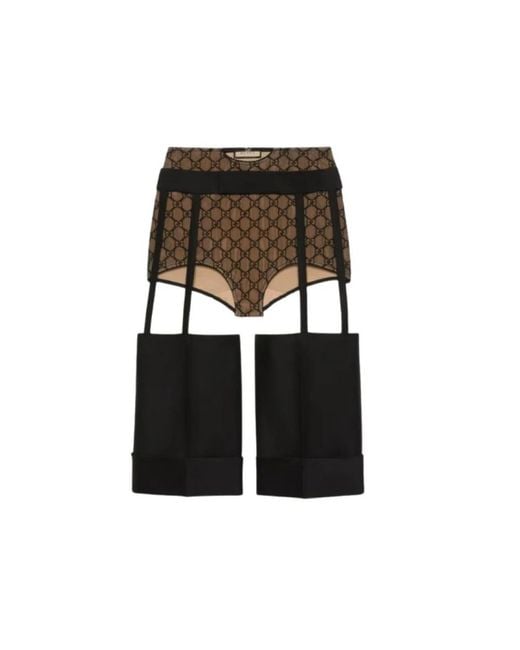 Gucci Black Short Skirts