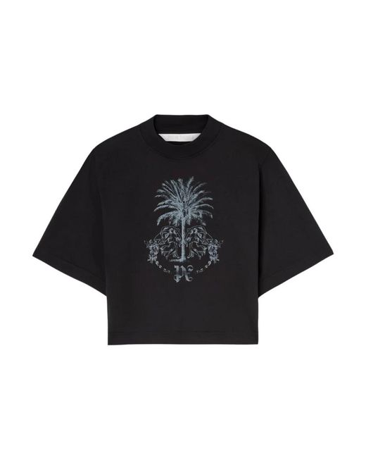 Palm Angels T-Shirts in het Black