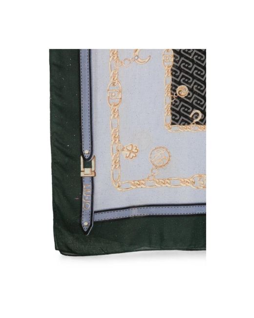 Liu Jo Black Monogramm-Tuch