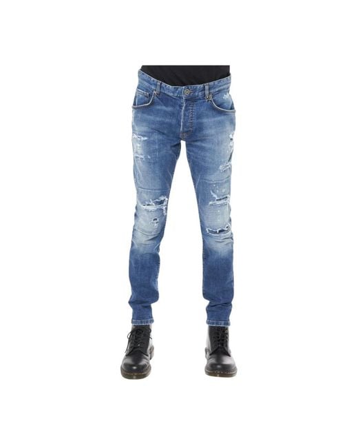 John Richmond Blue Slim-Fit Jeans for men
