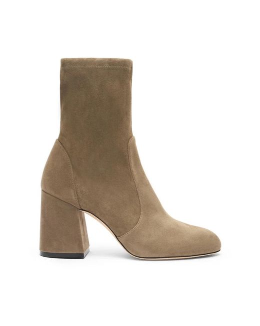 Stuart Weitzman Brown Heeled Boots