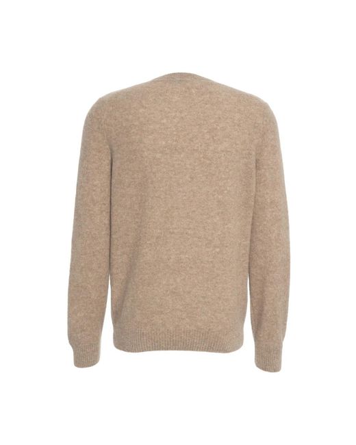 GENDER Luxe Wol Trui Breigoed Marrone in het Natural voor heren