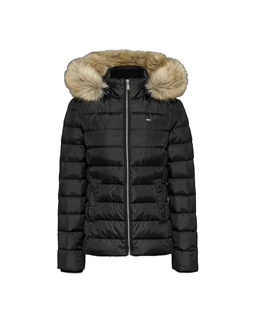 Tommy Hilfiger Black Winter Jackets