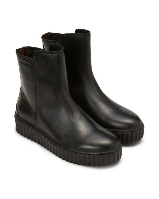 Marc O' Polo Black Ankle Boots