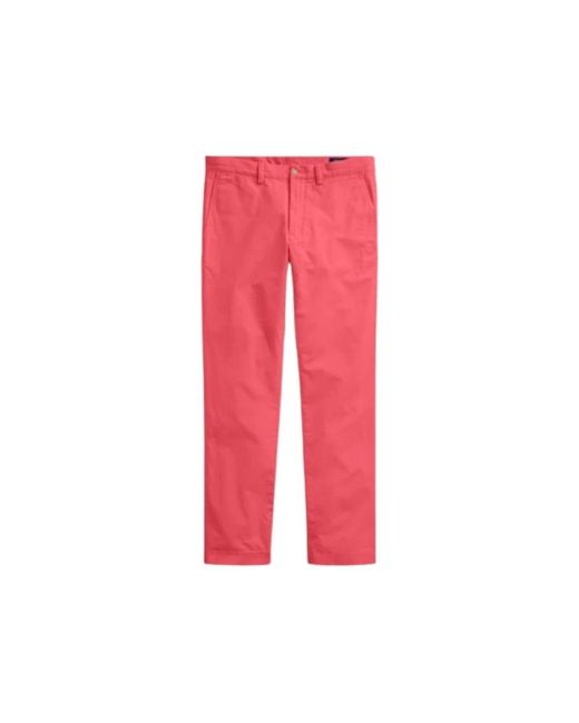 Polo Ralph Lauren Red Chinos for men