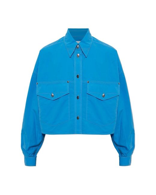 Shirts Versace de color Blue