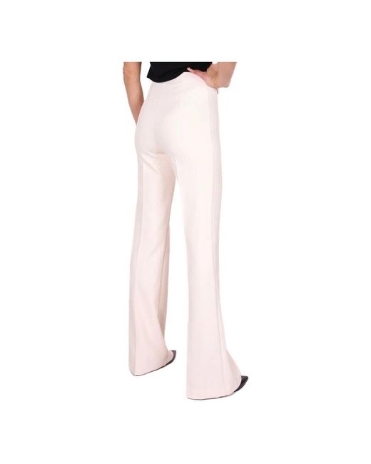 Wide Trousers Elisabetta Franchi de color Pink