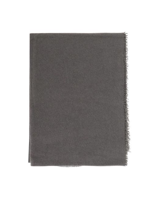 Faliero Sarti Gray Winter Scarves for men