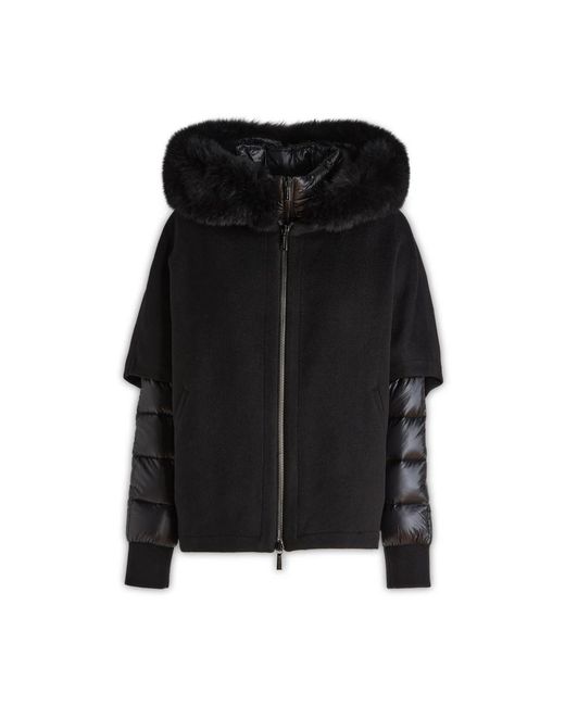 Winter Jackets Moorer de color Black