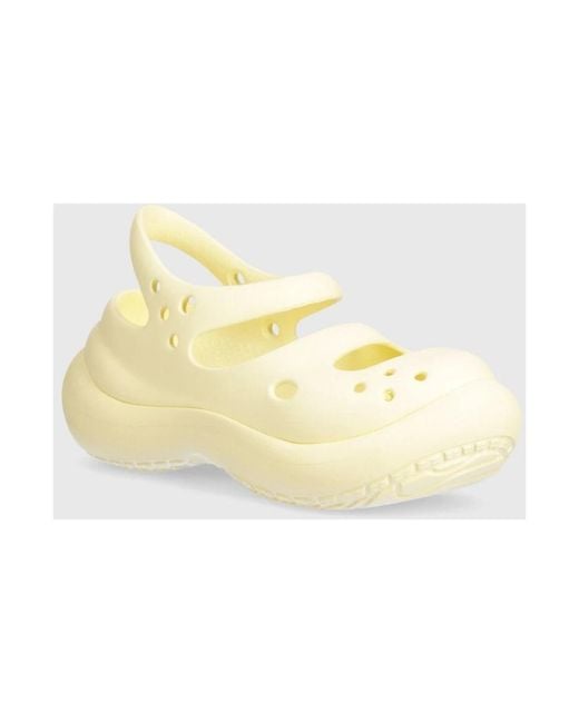 Flat Sandals CROCSTM en coloris Yellow