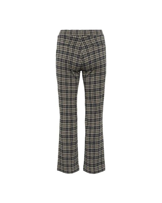 Part Two Gray Wide Trousers