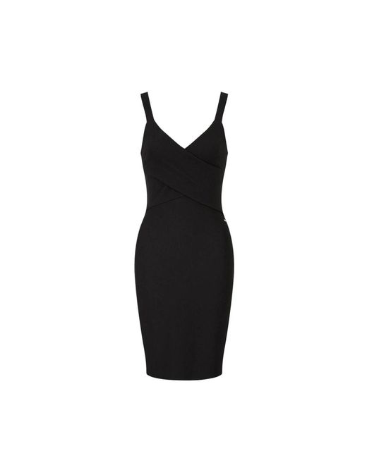 ARMANI EXCHANGE Black Midi Dresses
