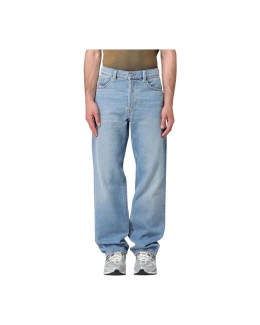 Straight Jeans di DIESEL in Blue da Uomo