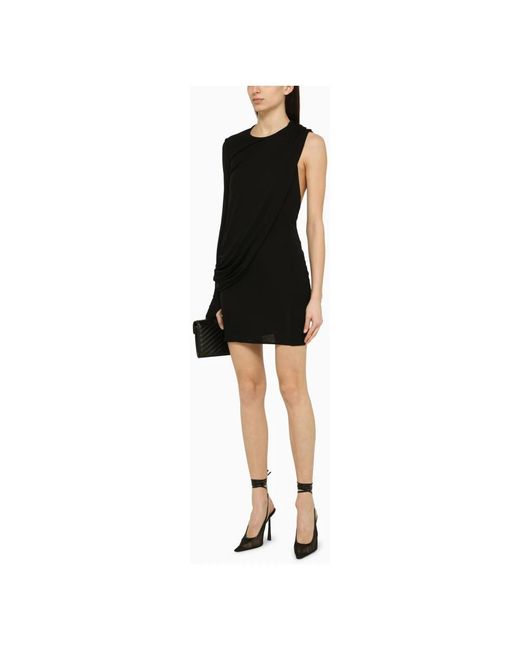 ANDREA ADAMO Black Short Dresses