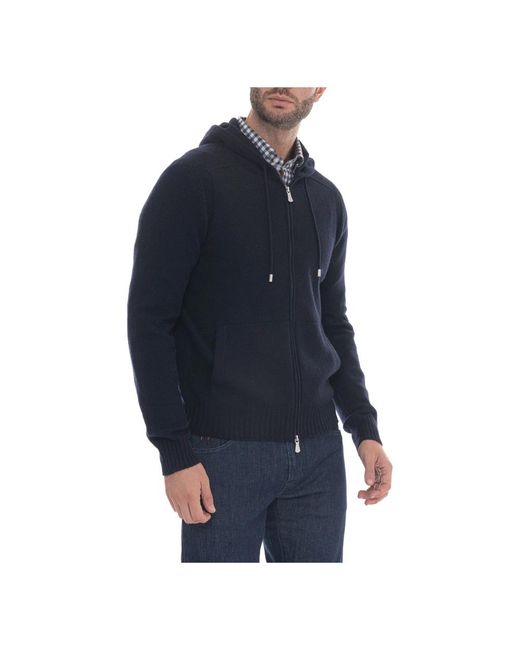 Gran Sasso Blue Cardigans for men
