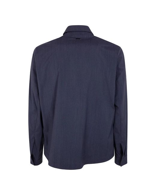 Herno Shirt Jacket Functional in Blue für Herren