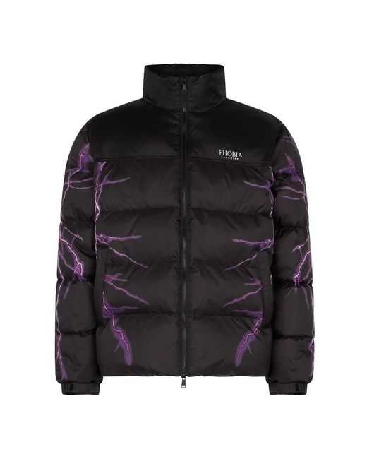 PHOBIA ARCHIVE Puffy Jacket in het Black voor heren