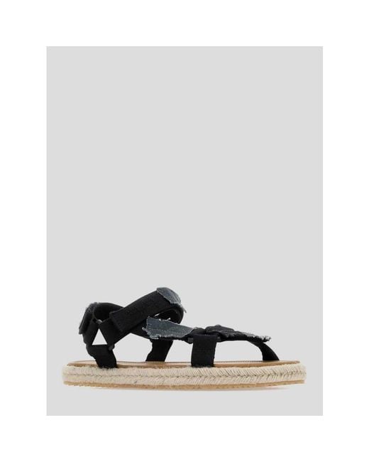 Maison Margiela Black Flat Sandals