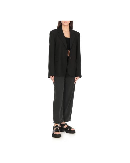 Cult Black Flat Sandals
