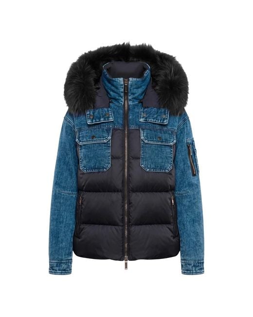 Moorer Blue Winter Jackets