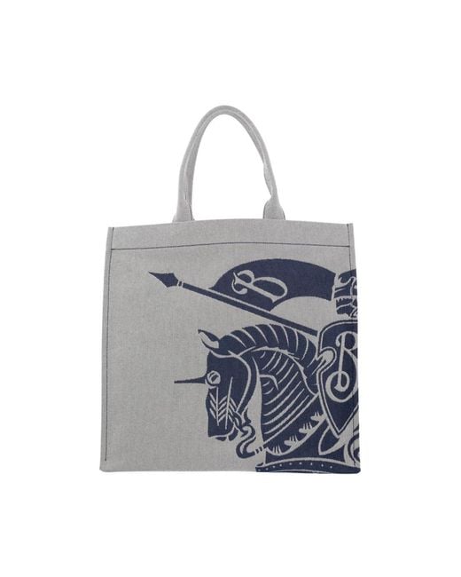 Burberry Gray Shopping Bags