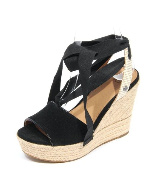 Ugg Black Wedges