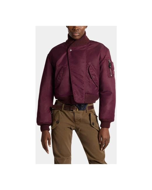 Bomber Jackets di DSquared² in Purple