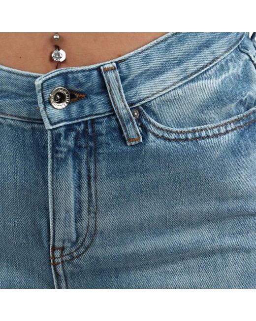 Jeans > cropped jeans Armani Exchange en coloris Blue