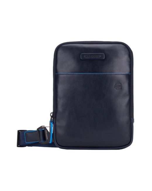 Piquadro Blue Messenger Bags for men