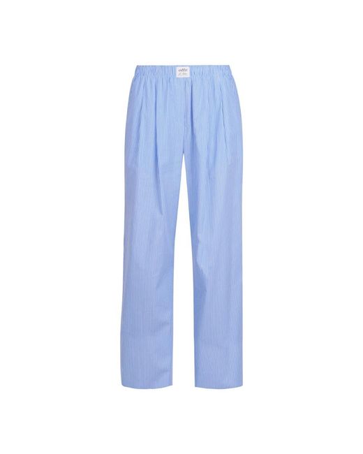Ottod'Ame Blue Straight Trousers