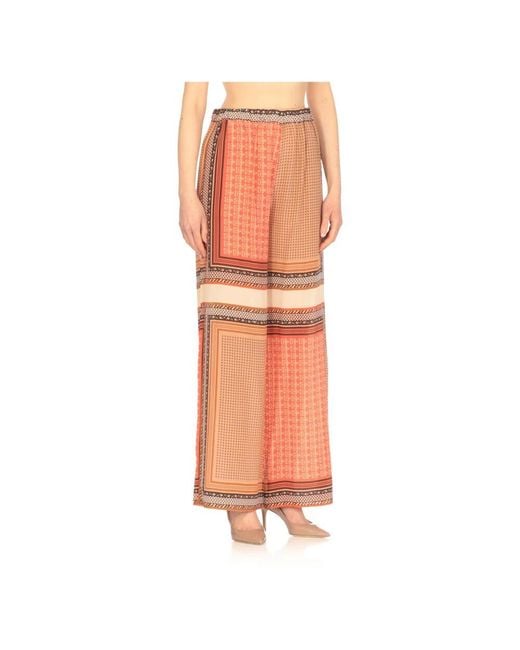 Wide Trousers Antonelli de color Orange