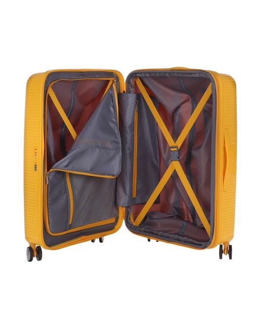 American Tourister Yellow Cabin Bags