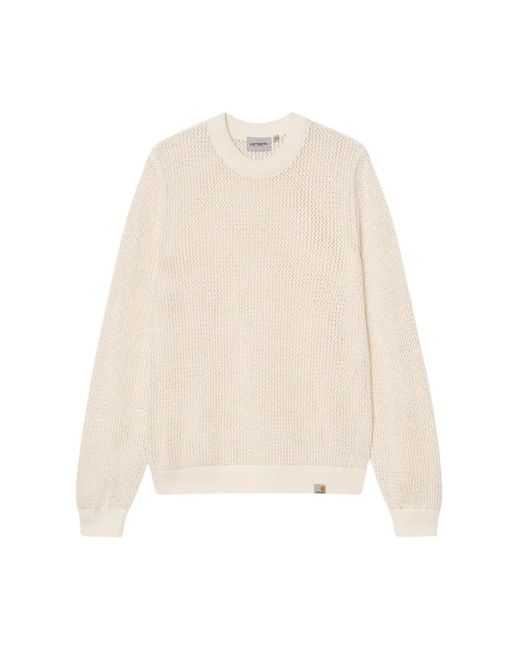 Carhartt Natural Round-Neck Knitwear for men