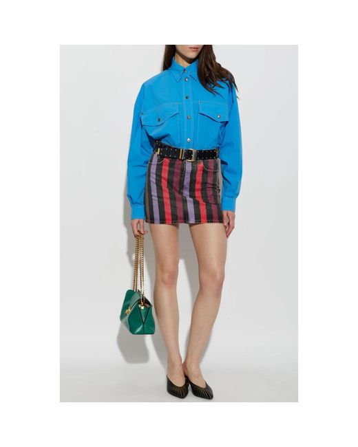 Shirts Versace de color Blue