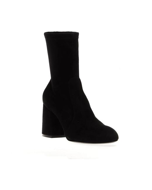 Stuart Weitzman Black Heeled Boots