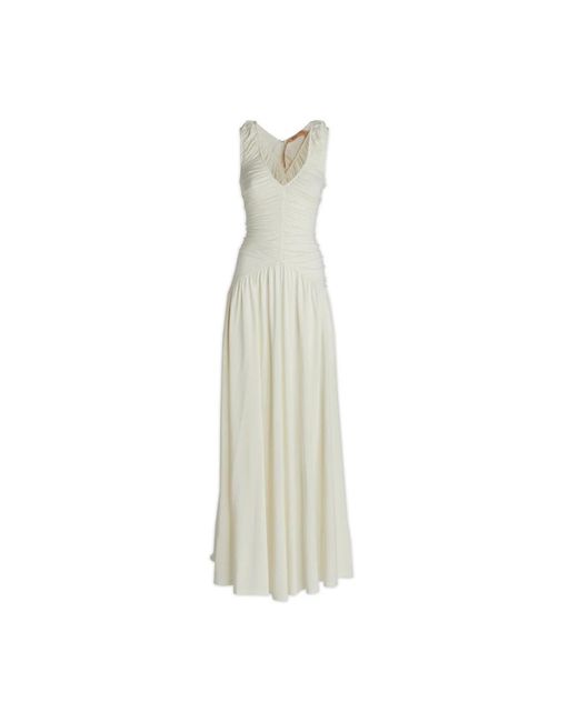 N°21 Maxi Jurk in het White