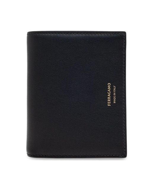Ferragamo Black Leder geldbörse