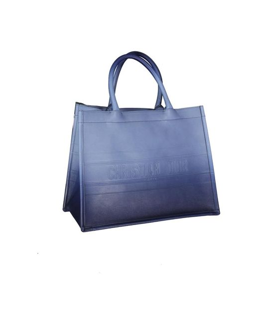 Dior Blue Shopping Bags