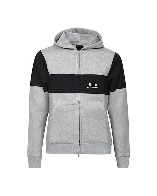 Balenciaga Gray Zip-Throughs for men