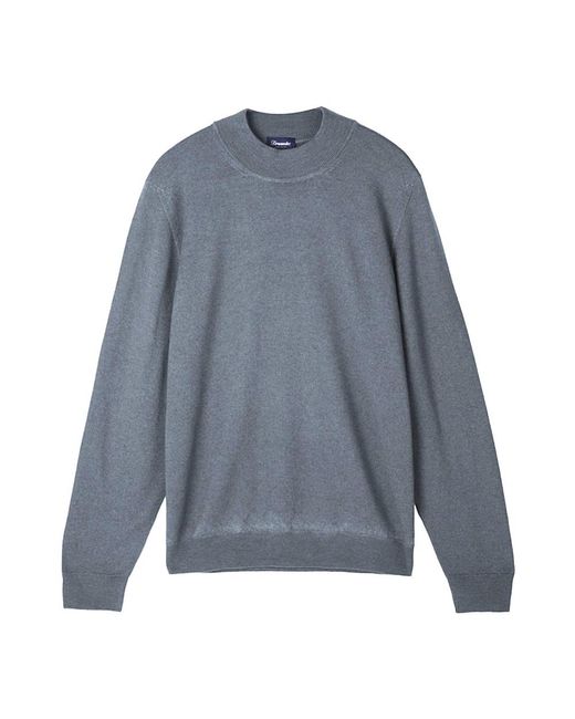 Drumohr Blue Round-Neck Knitwear for men